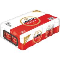 Cerveza AMSTEL, pack lata 24x33 cl
