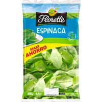 Espinaca Maxi Ahorro FLORETTE, bolsa 450 g Espinaca Maxi Ahorro FLORETTE, bolsa 450 g