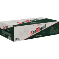 Cerveza SAN MIGUEL, pack lata 28x33 cl