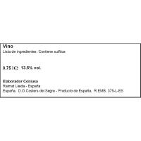 Vino Tinto Roble Costers del Segre RAIMAT CLAMOR, botella 75 cl