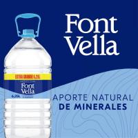 Agua mineral FONT VELLA, garrafa 6,25 litros