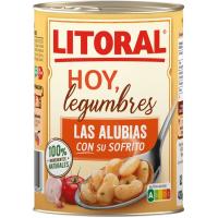 Alubias Hoy Legumbres LITORAL, lata 430 g
