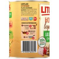 Lentejas Hoy Legumbres LITORAL, lata 435 g