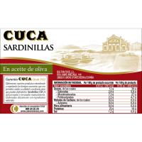 Sardinilla en aceite de oliva CUCA, lata 90 g