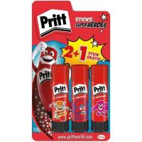 Pegamento adhesivo en barra 22gr PRITT, 3uds