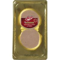 Medallón mousse de pato AOSTE, pack 2x100 g