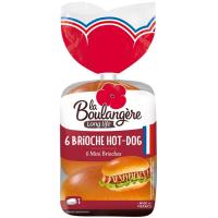 Mini brioche hot-dog LA BOULANGERIE, paquete 270 g