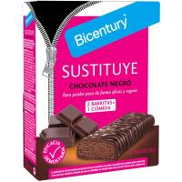 Barrita de chocolate negro SUSTITUYE, caja 128 g Barrita de chocolate negro SUSTITUYE, caja 128 g