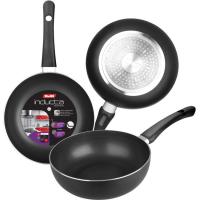 Sartén de aluminio Honda Inducta, apto para todo tipo de cocinas, IBILI, Ø28cm