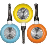 Sartén de aluminio Mini Indubasic, apta para todo tipo de cocinas, colores ¿Cuál te llegará? IBILI, Ø14 cm