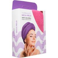 Toalla turbante seca pelo BELLE, pack 1 ud