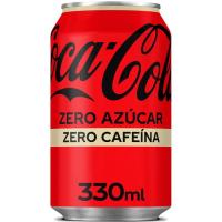 Refresco de cola COCA COLA ZERO ZERO, lata 33 cl