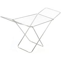 Tendedero 2 alas de acero inoxidable EROSKI, abierto: 180x55x90 cm