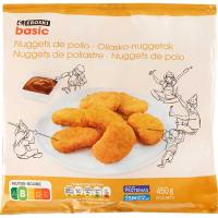 Nuggets de pollo EROSKI BASIC, bolsa 450 g