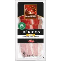 Jamón ibérico de cebo 50% raza ibérica NAVIDUL, sobre 40 g