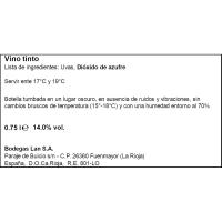 Vino Tinto Gran Reserva LAN, botella 75 cl