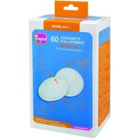 Discos de lactancia multicapas con captores de líquido TIGEX, 60uds