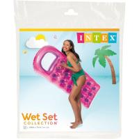 Colchoneta hinchable con 18 portavasos edad +14 años, ¿Cuál te llegará?, 188x71 cm