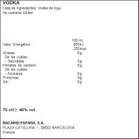 Vodka GREY GOOSE, botella 70 cl