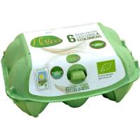 Huevo ecológico HOBEA, cartón 6 uds