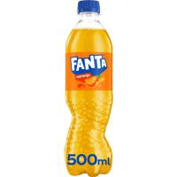 Refresco de naranja FANTA, botellín 50 cl