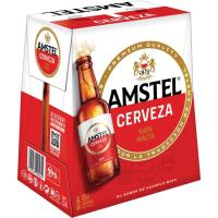 Cerveza AMSTEL, pack lata 6x25 cl
