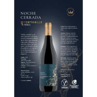 Vino Tinto Tempranillo D.O. Navarra P. DE VIANA, botella 75 cl