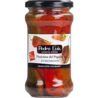 Pimiento de piquillo entreverado PEDRO LUIS, frasco 370 g Pimiento de piquillo entreverado PEDRO LUIS, frasco 370 g
