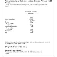 PEDRO LUIS pikillo piper gorri-berdeak, potoa 240 g
