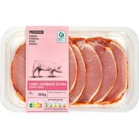 EROSKI txerri solomo ontzutu estrafina, erretilua 300 g