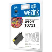 Cartucho de tinta negro compatible con Epson T0711 WEZINK, 1 ud