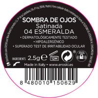Sombra de ojos 04 Esmeralda belle & MAKE-UP, pack 1 unid.