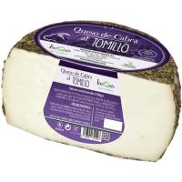 Queso de cabra al tomillo, cuña 450 g Queso de cabra al tomillo, cuña 450 g