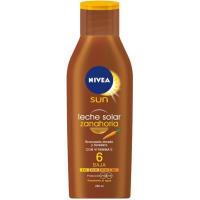Leche solar de zanahoria FP6 NIVEA, bote 200 ml Leche solar de zanahoria FP6 NIVEA, bote 200 ml