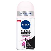 NIVEA emakumeentzako desodorante ikusezina, roll on 50 ml 