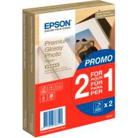 Papel foto brillo 2x40 hojas 10x15 cm, S042167 EPSON, 1 ud