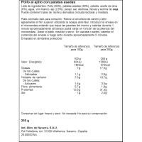 Pollo al ajillo CARRETILLA, bandeja 250 g