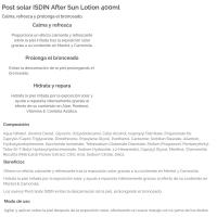 After sun ISDIN, bote 400 ml