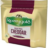 Queso Cheddar naranja KERRYGOLD, cuña 200 g