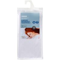 Funda de almohada impermeable, 100% algodón EROSKI