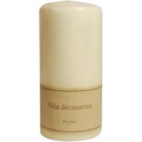 Vela decorativa taco, marfil, 150x70 mm ROURA, 1 ud