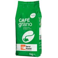 Café en grano mezcla 80/20 SERVIHOSTEL, paquete 1 kg