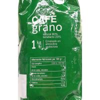 Café en grano mezcla 80/20 SERVIHOSTEL, paquete 1 kg