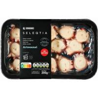 Pulpo cocido troceado Eroski SELEQTIA, bandeja 200 g