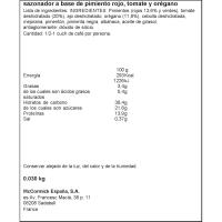 Sazonador italiano DUCROS, frasco 30 g