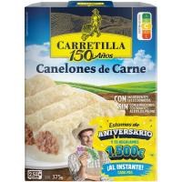 Canelones de carne CARRETILLA, bandeja 375 g