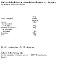 Café descafeinado STRACTO, caja 10 cápsulas