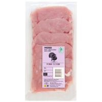 Pechuga fileteada de pavo al vacío EROSKI, bandeja peso aprox. 600 g