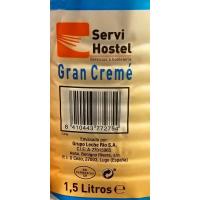 Leche gran creme entera SERVIHOSTEL, botella 1,5 litros