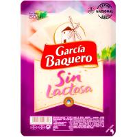 Queso sin lactosa GARCÍA BAQUERO, lonchas, bandeja 150 g